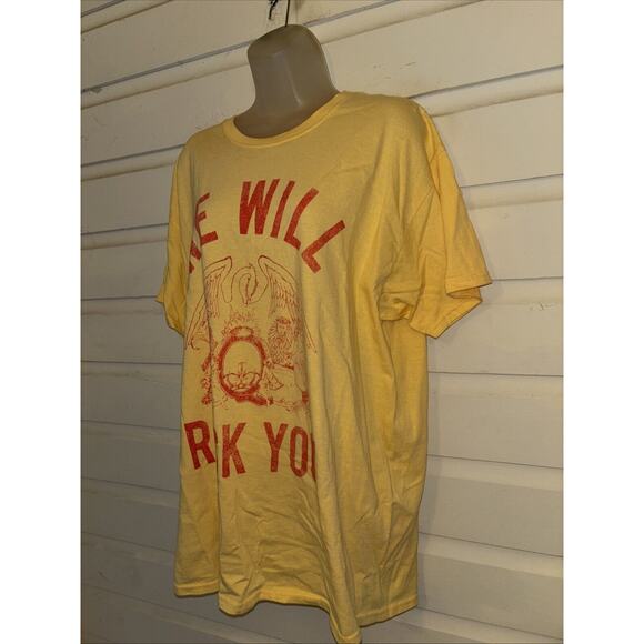 Queen Official Merch 100% Cotton Short Sleeve Oversized Tshirt Size L - Picture 3 of 8